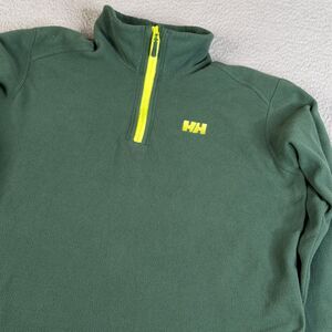 HELLY HANSEN Pullover Mens M 1/4 Zip Performance Polartec‎ Shirt Sweater Stretch